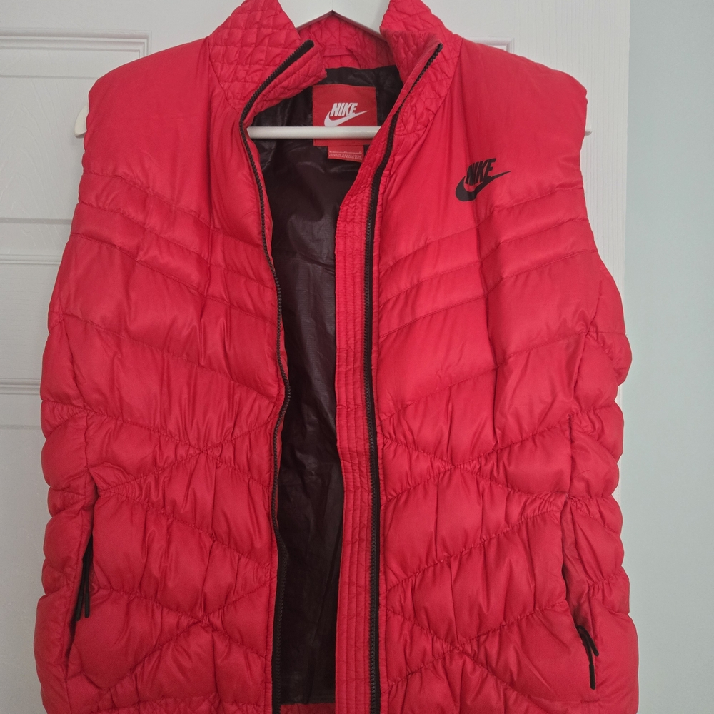 Nike Red Puffer Vest